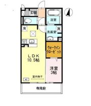 ベルメゾン荒川の間取り画像