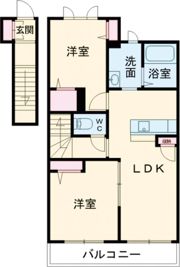 フェリシード桜丘A棟の間取り画像