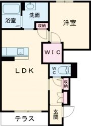 フェリシード桜丘B棟の間取り画像