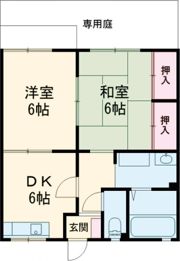 メゾンドたかじゅんNo.1の間取り画像