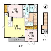 DヴェルジェⅢの間取り画像