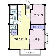 シャトレ苺Aの間取り画像