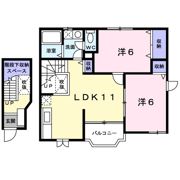 ヴィラ エンゼルCの間取り画像