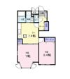 ラッキー Cの間取り画像