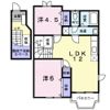 コーポリバーサイドⅡの間取り画像