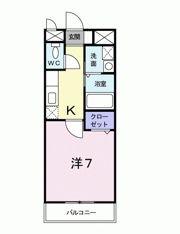 Riverside昶の間取り画像