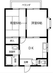 武藤ハイツの間取り画像