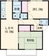 ヴィラビスタBの間取り画像