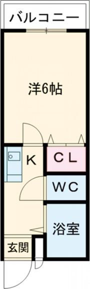 ルーキー東条の間取り画像