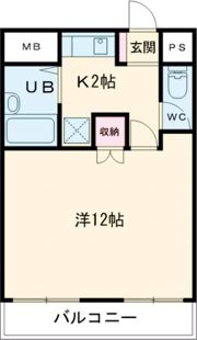 クローバーズマンションの間取り画像
