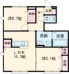 ラシーネ南山IIの間取り画像