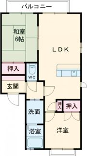 コスモハイツの間取り画像