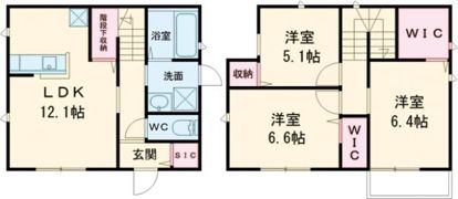 コンフォート日輪寺Bの間取り画像