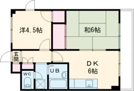 第14サンライズイトウの間取り画像