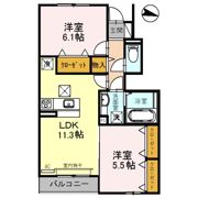 パークス塩屋の間取り画像