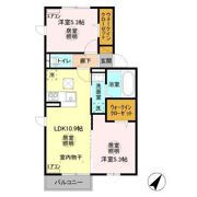 三の丸キャッスル Bの間取り画像