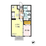 ヴェルドミールⅡ・Ⅲ Ⅱの間取り画像