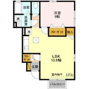 フーヴェル都 Aの間取り画像
