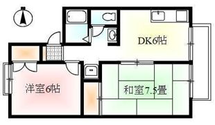ハイツボヌールの間取り画像