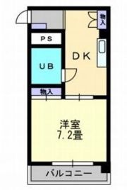 百間町マンションの間取り画像