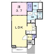 アドヴァンスAの間取り画像