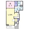 アドヴァンスAの間取り画像