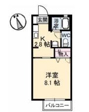 グランデージ1の間取り画像