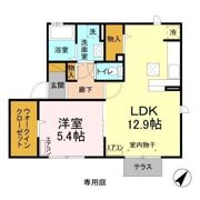 ハイツ西五所の間取り画像