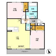 リビングタウン稲毛の杜 Bの間取り画像