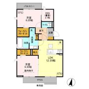 La Crece Kの間取り画像