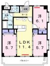 ミルト y・kの間取り画像
