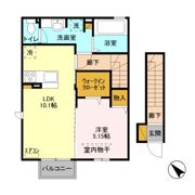 エトワールリビングの間取り画像