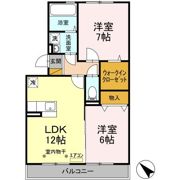 スプリングフォレスト Bの間取り画像