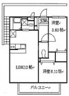 クラースB棟の間取り画像