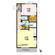 ジェンティーレ ヤマザキの間取り画像