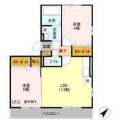 アネシス 壱番館の間取り画像