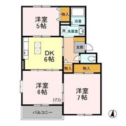 カーサみつわ台 Fの間取り画像