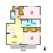 ソレイユ Aの間取り画像