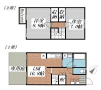 レジデンスヤマダⅢの間取り画像