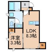 ラポールの間取り画像