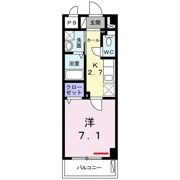 マンション嘉利吉 Ⅱの間取り画像