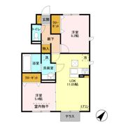Breeze Garden（ブリーズガーデン）の間取り画像