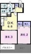 メゾン・ド・ジュネスK 1の間取り画像
