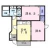 ヴィラ エンゼルBの間取り画像