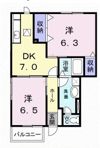 サンパティーク Aの間取り画像