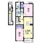 ニュープレイス Bの間取り画像