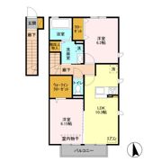 D-ROOM Westの間取り画像