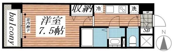 メゾン・ド・ヴィレ千葉中央の間取り画像