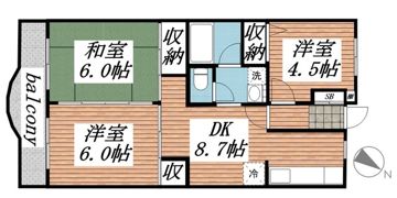 グレープ・パルの間取り画像