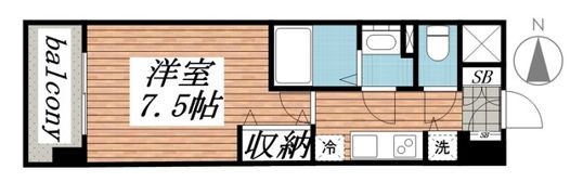 メゾン・ド・ヴィレ千葉中央の間取り画像